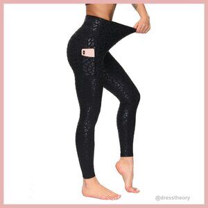 High Waist Yoga Pants Tummy Control Workout Leggings Deep Pockets
